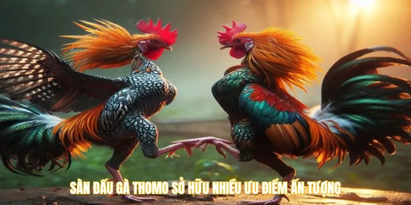 Sàn đấu gà Thomo sở hữu nhiều ưu điểm ấn tượng